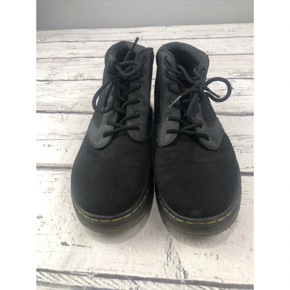 Dr. Martens Bonny Leather Mens 10 Womens 11 Black Mid Boots Doc Martens